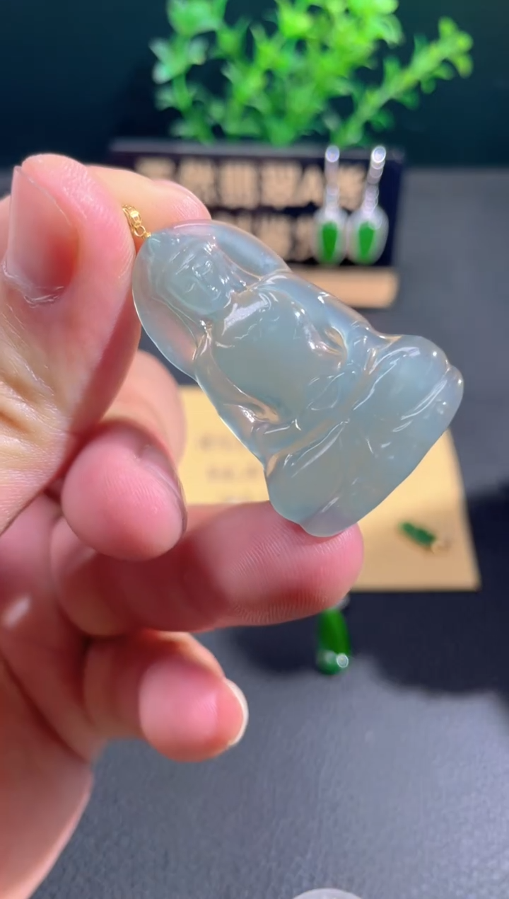 【闪购商品】翡翠颈饰18K金镶嵌翡翠