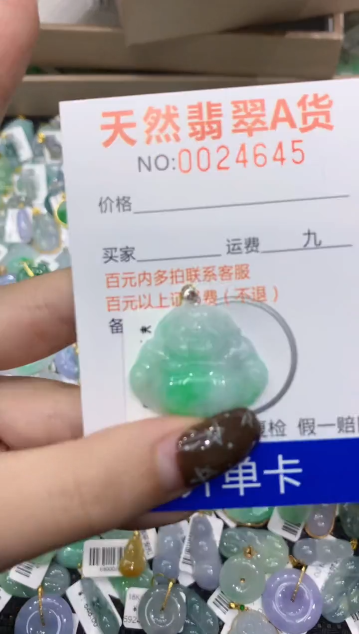 【闪购商品】翡翠颈饰18K金镶嵌11111111111
