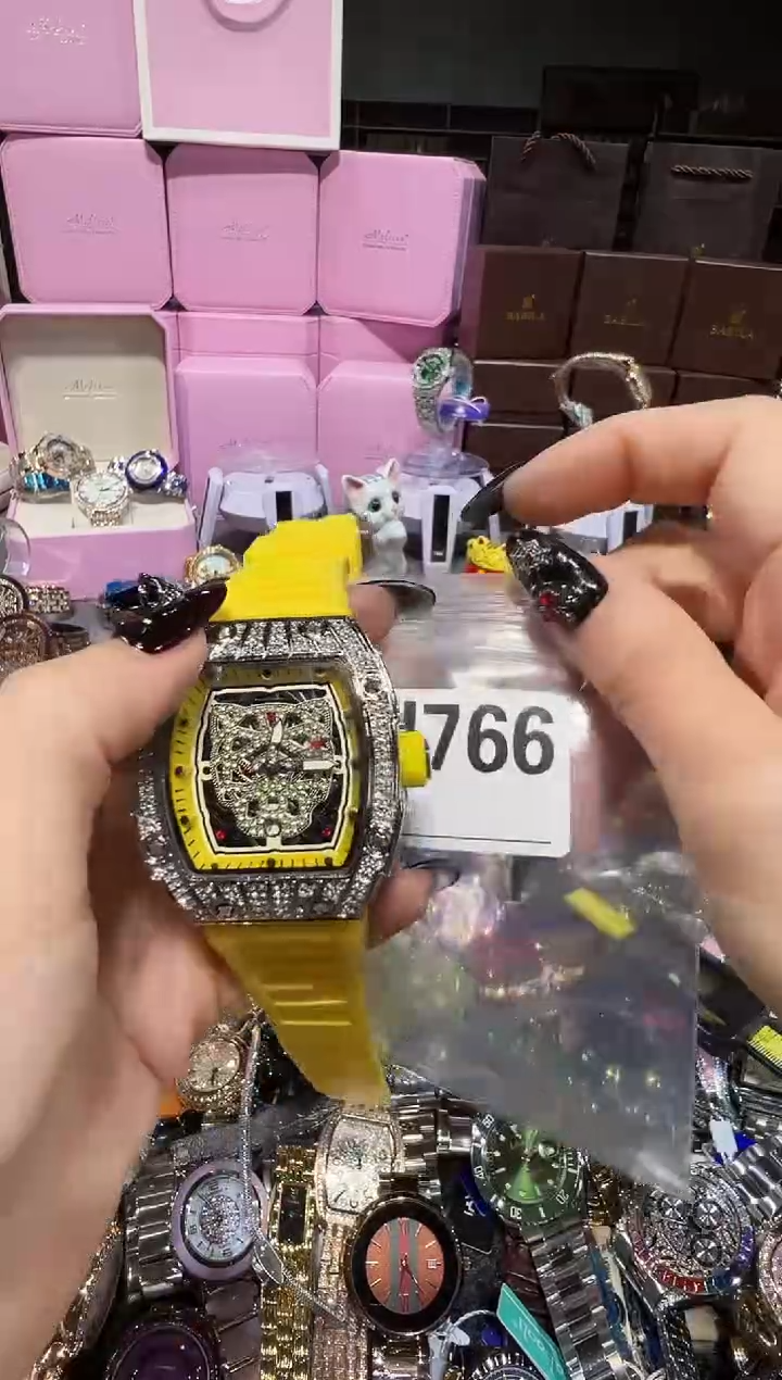 石英机芯不锈钢不锈钢直播定闪专用