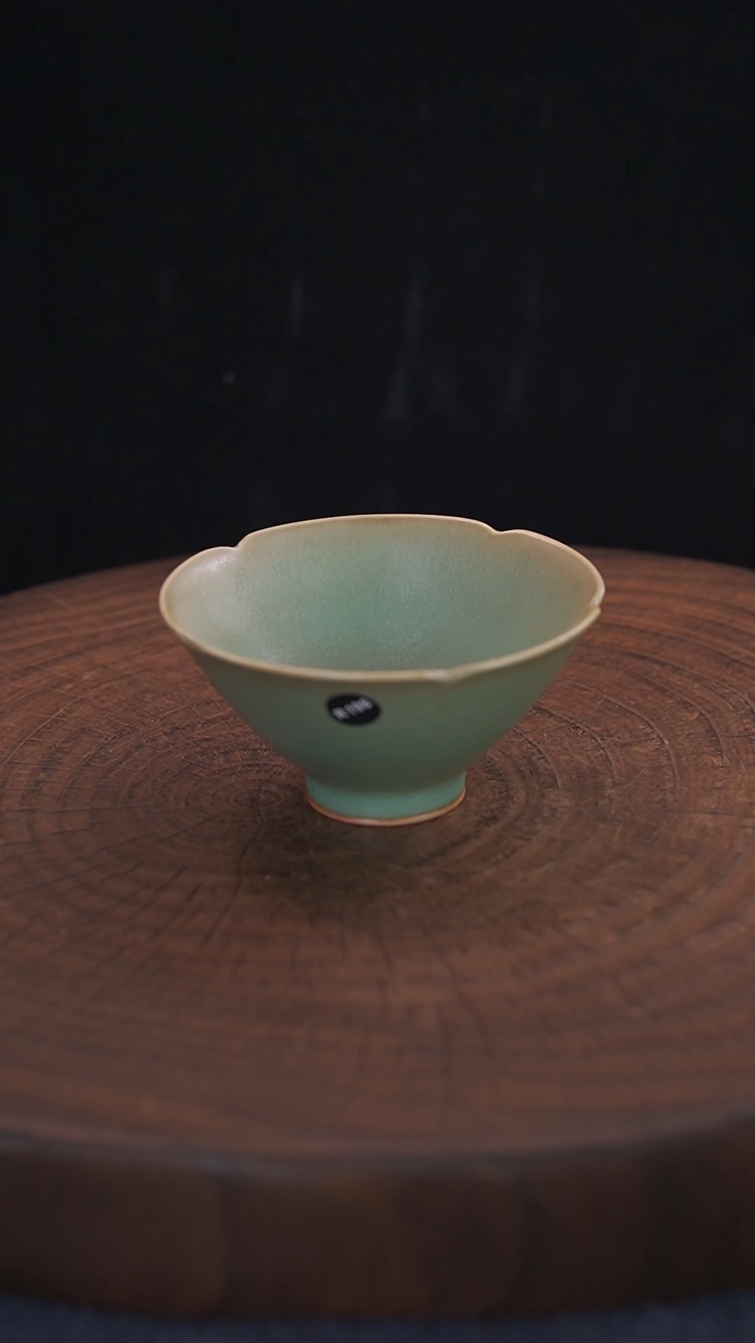 【闪购商品】仿古青绿气仿柴斗笠杯二级品R198