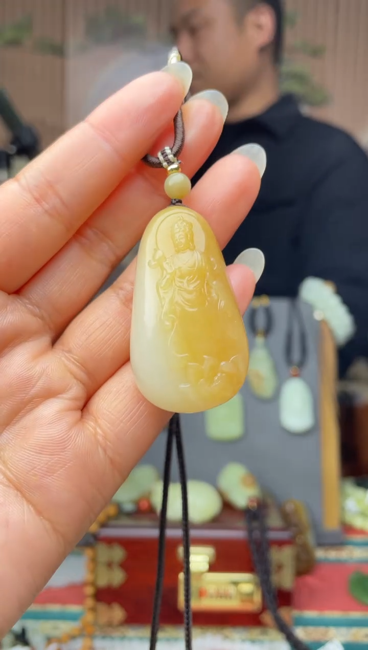 未镶嵌和田玉挂件拍一发一