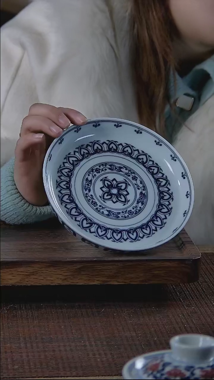 【闪购商品】折葵非器手工手绘宝相壶承