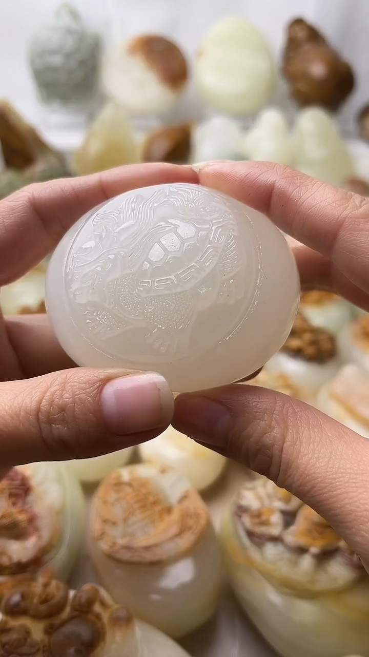 石材古青石棉纹正常不退换龙龟