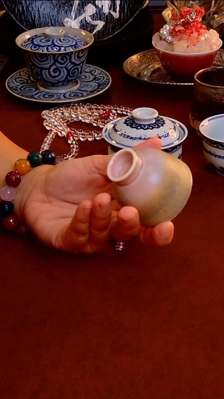 【  手工颜色釉主人杯  】