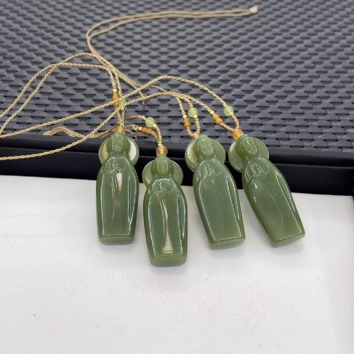 和田玉观音挂件微矿点（多样性发一件）PP125