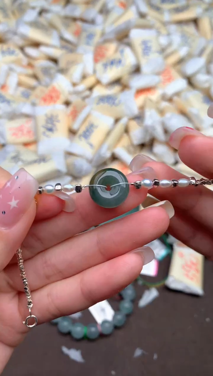 【闪购商品】翡翠手链银S925镶嵌—