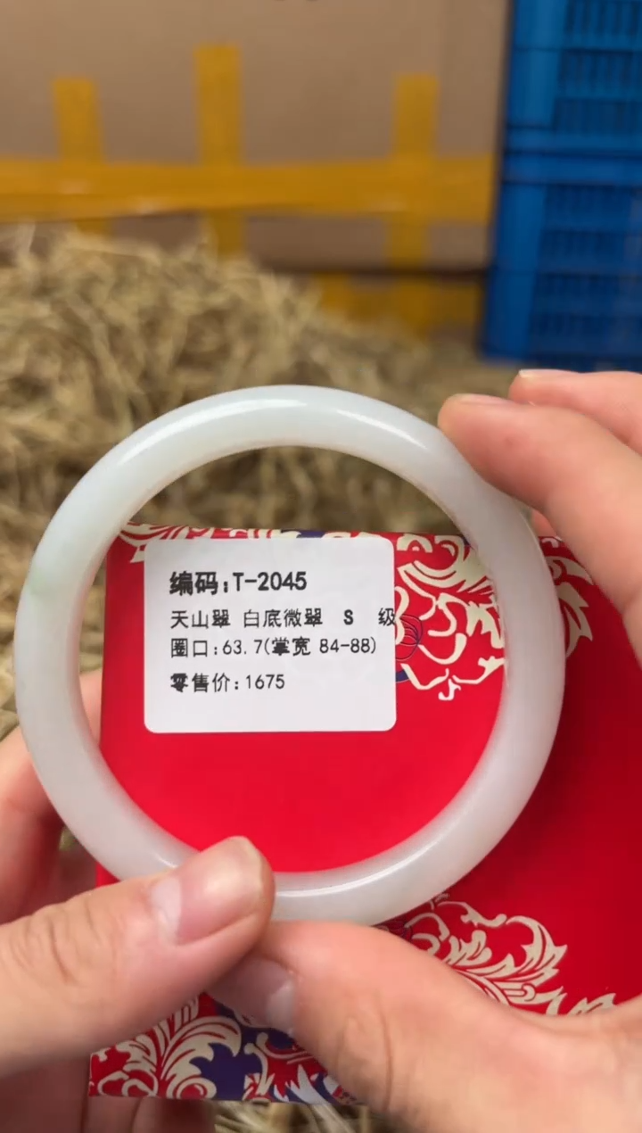 未镶嵌手镯石英质玉T-2045