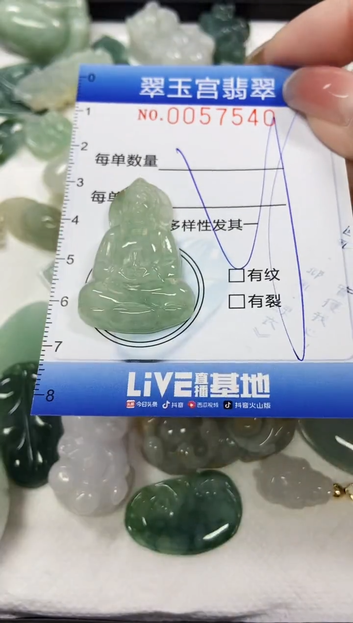 【闪购商品】翡翠颈饰未镶嵌闪购商品0057540