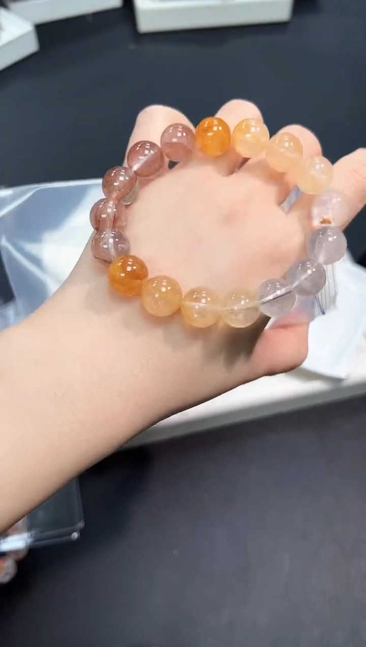 【闪购商品】水晶手串未镶嵌12e多样性发其一/1条默认微瑕