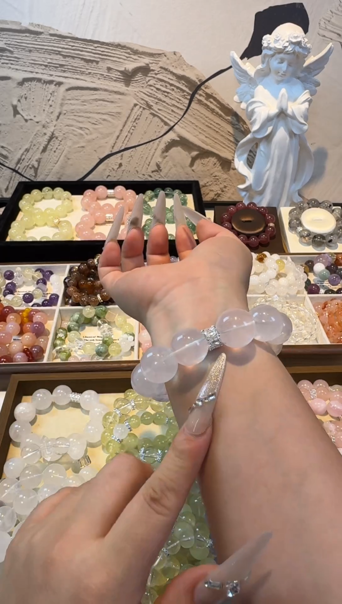 水晶手链未镶嵌白