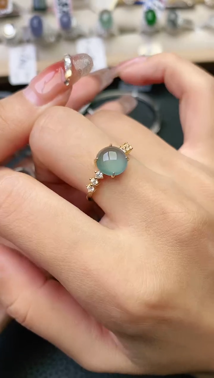 【闪购商品】翡翠戒指未镶嵌11111111