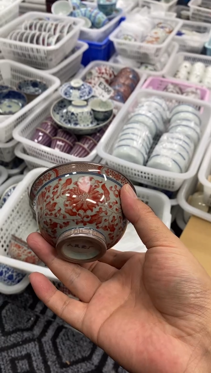 摆件陶景德陶瓷茶具容量约100