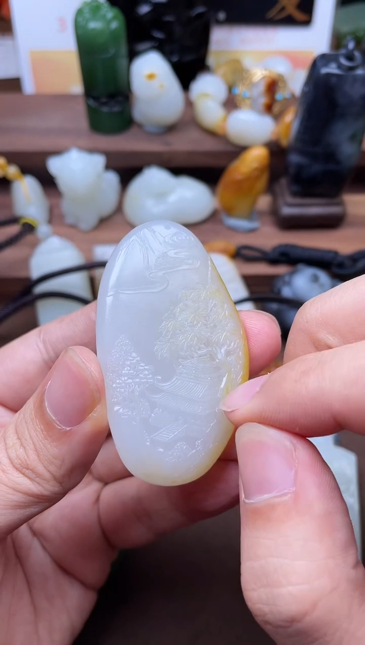 【闪购商品】和田玉颈饰未镶嵌1