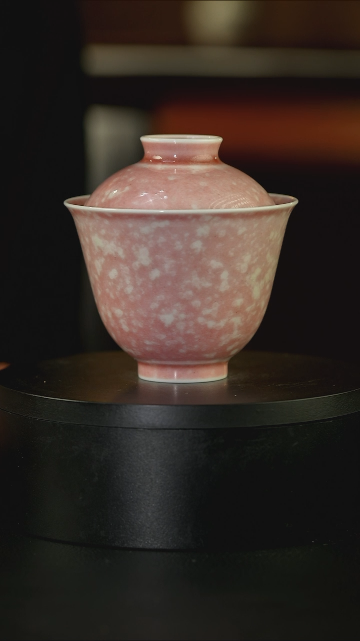 【闪购商品】杯庐陵昱西四字隶书款仰钟盖碗