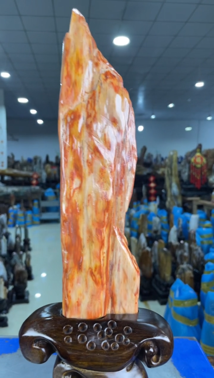 【闪购商品】硅化玉摆件未镶嵌77