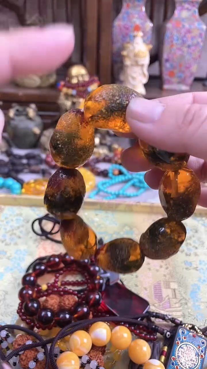 【闪购商品】琥珀裸石未镶嵌七月直播专属推荐