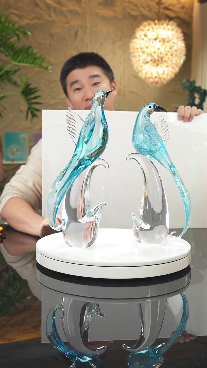 【闪购商品】摆件设计款鸟摆件一对