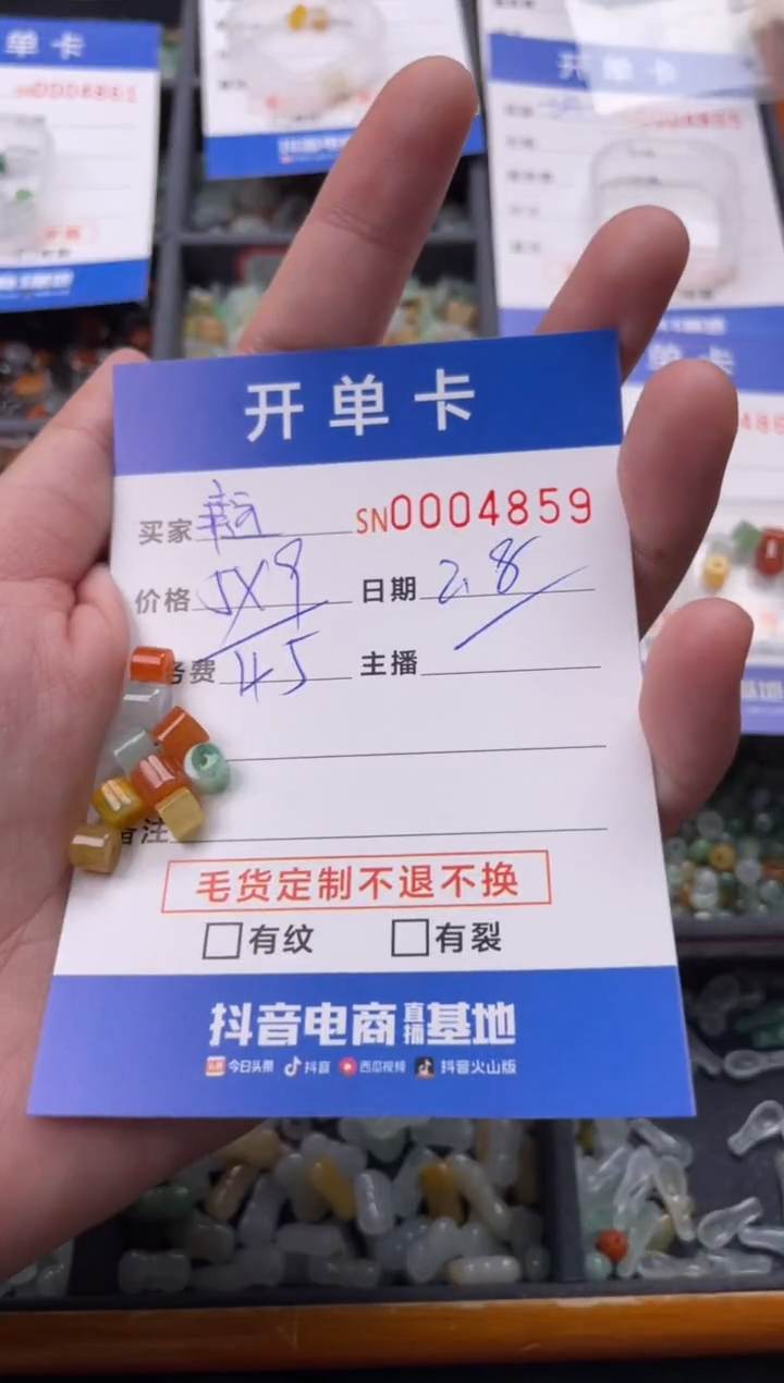 【闪购商品】翡翠颈饰未镶嵌00004859