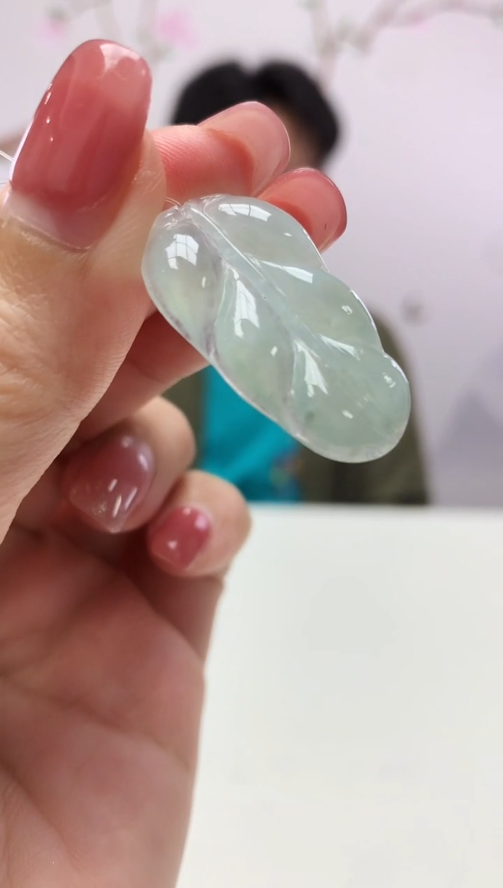 翡翠未镶嵌颈饰888xm-JJ叶子70