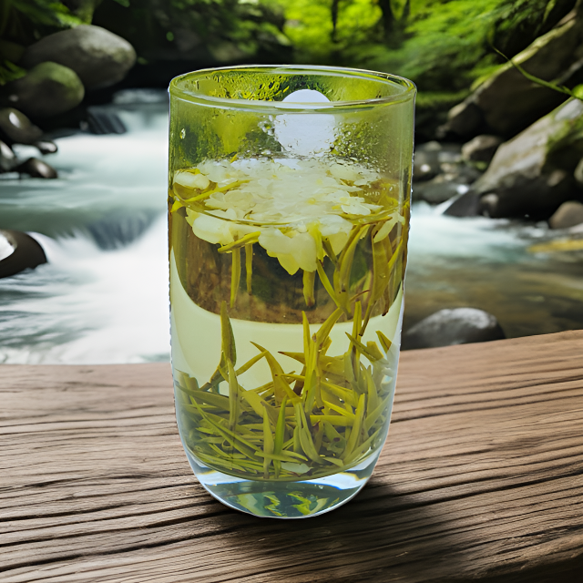 蒙顶甘露春芽飘雪2025新茶嫩香鲜甜爽口明前春茶伏花飘雪茉莉花茶