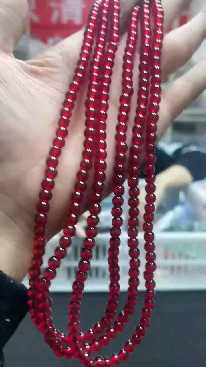 【闪购商品】石榴石颈饰未镶嵌精美项链139