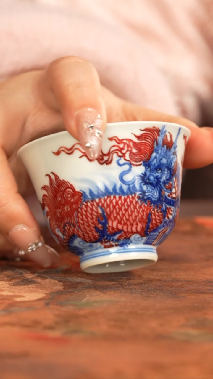 【闪购商品】杯子永明尚玩景德镇手工手绘陶瓷