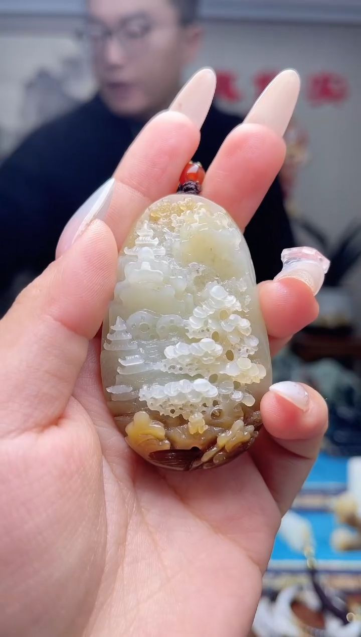 【闪购商品】和田玉挂件未镶嵌1