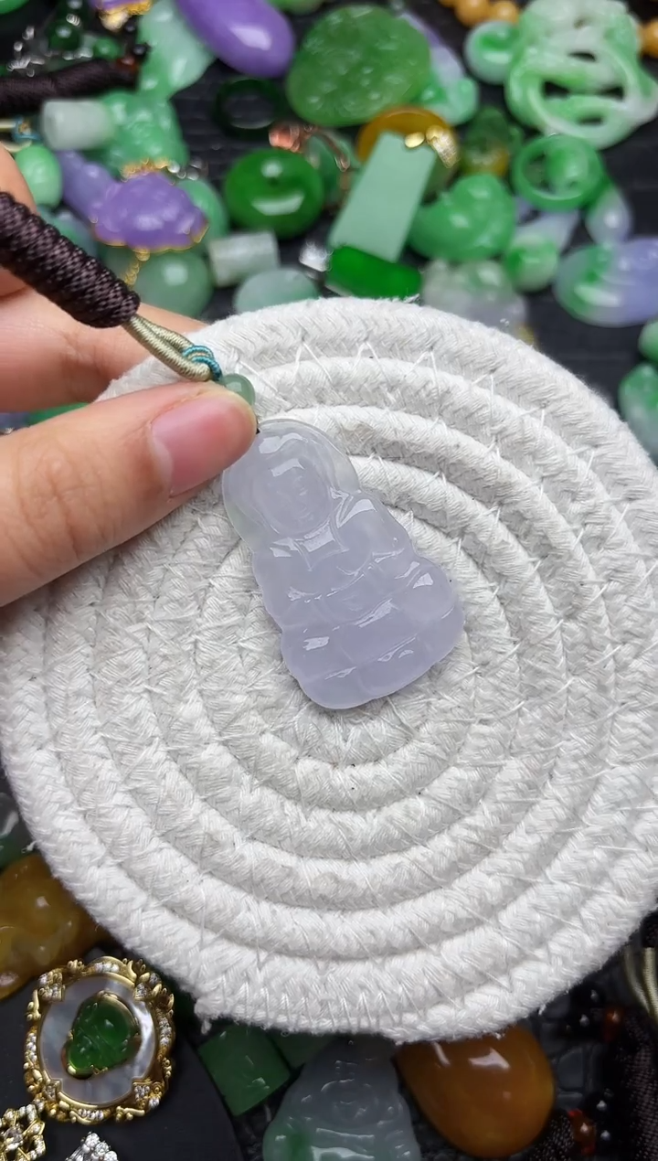颈饰未镶嵌翡翠缅甸翡翠吊坠