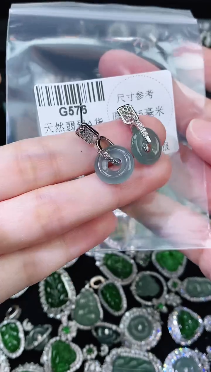 翡翠未镶嵌颈饰精美翡翠-多样性只发一件G576