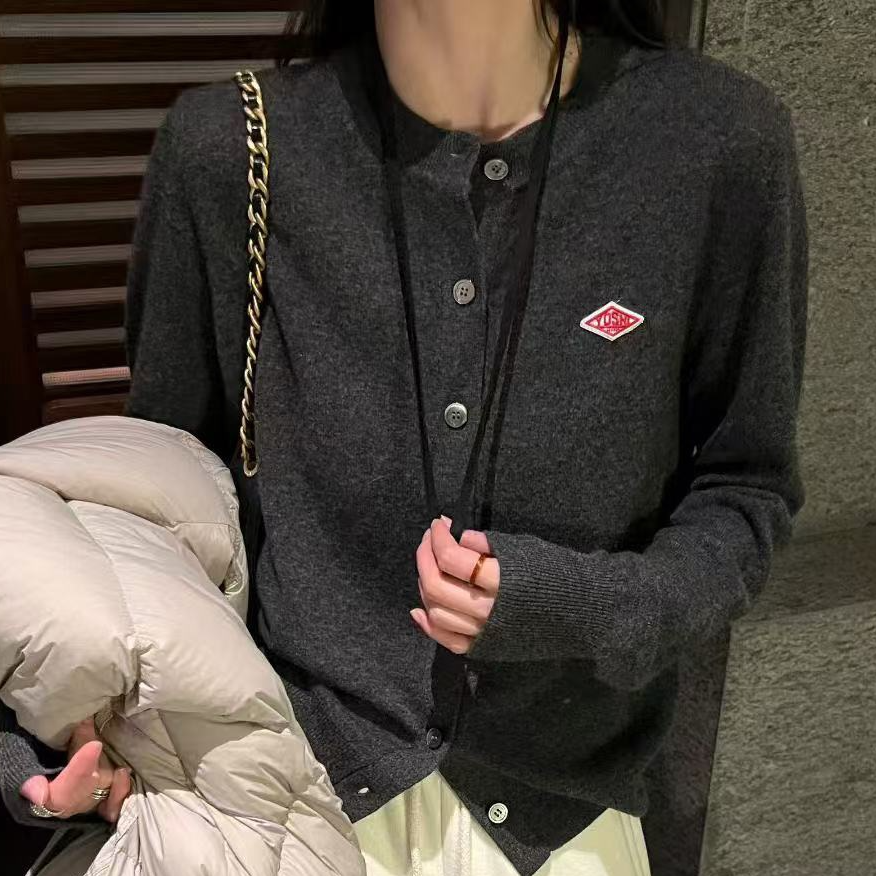 56-1178-8347【100分绵羊毛】时尚百搭复古宽松女上衣