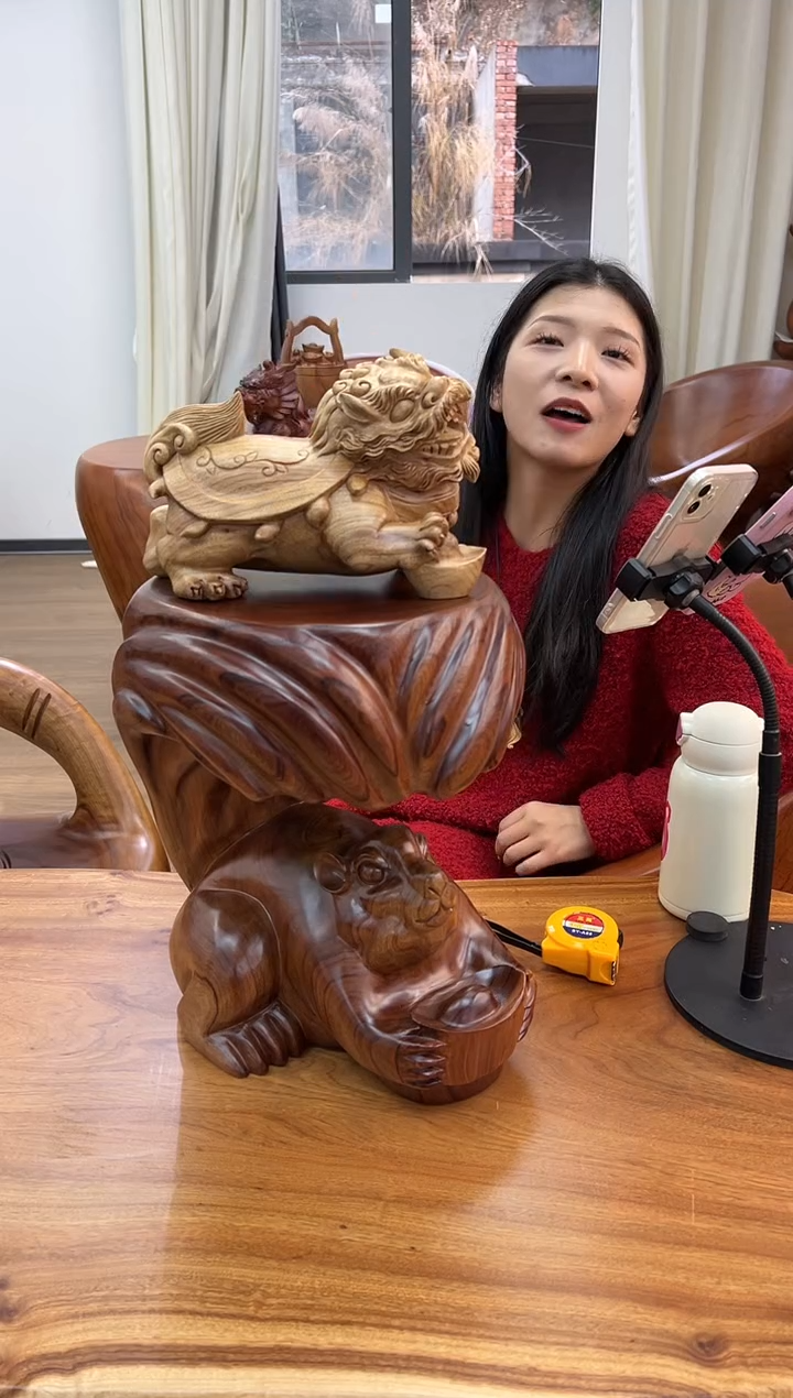 【闪购商品】稳定木实木创意摆件