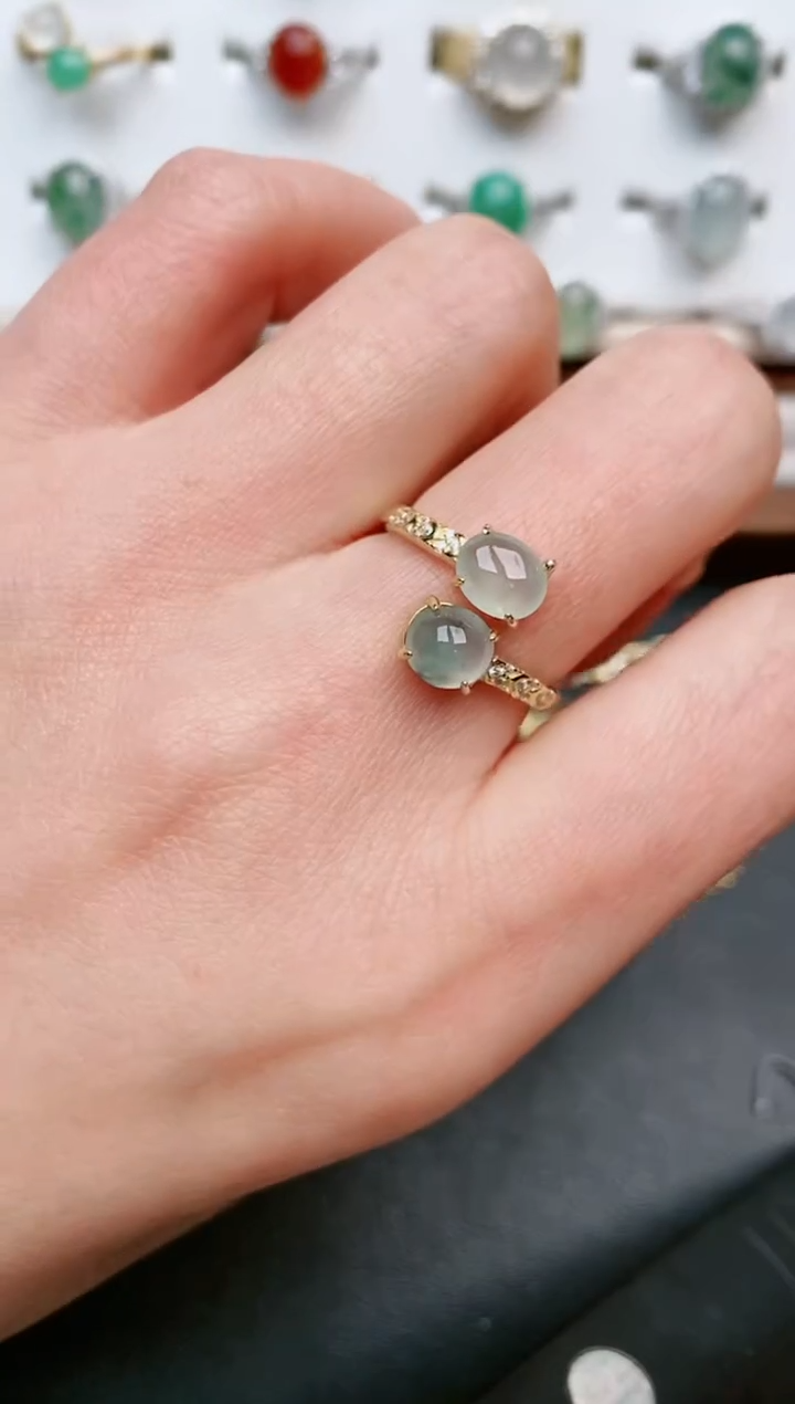 【闪购商品】翡翠戒指银S925镶嵌....