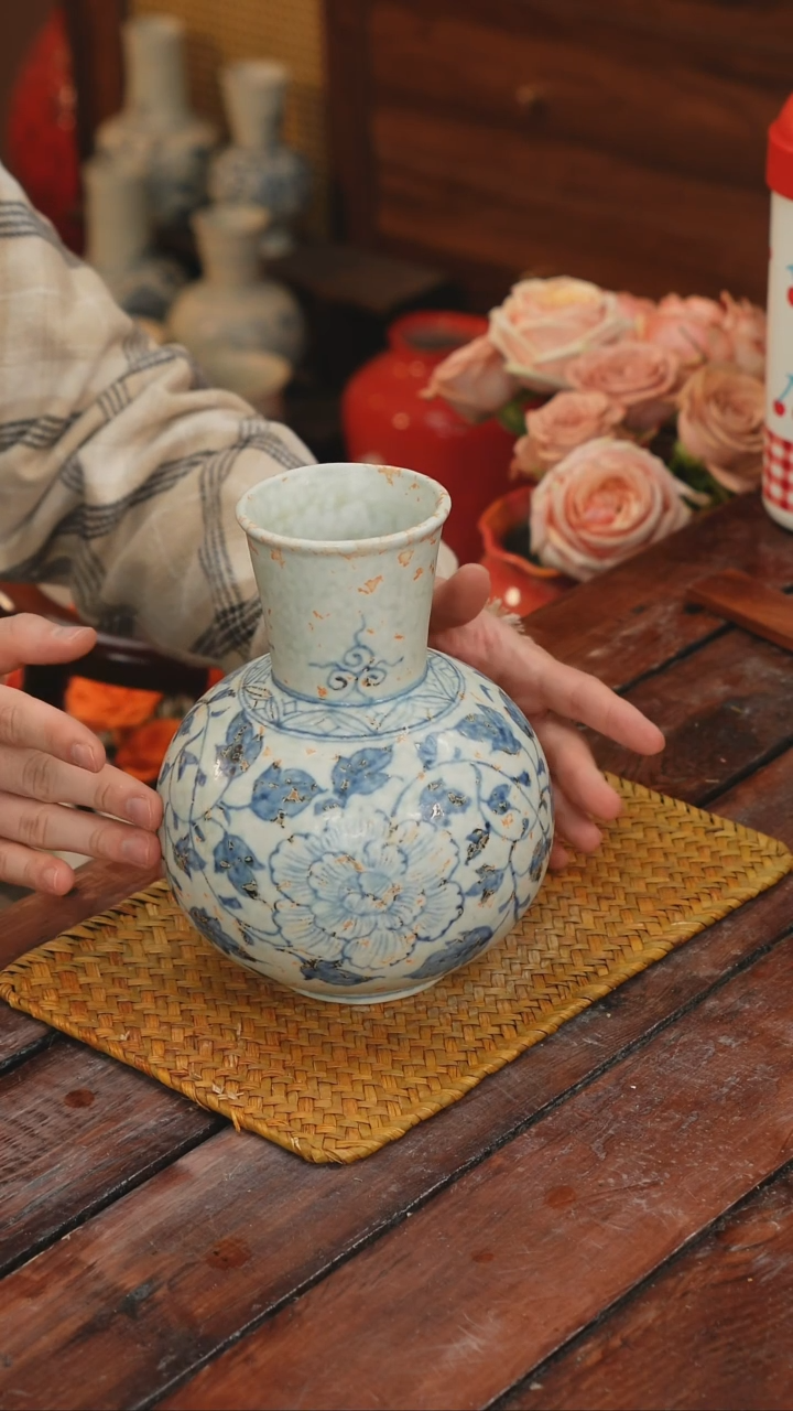 【闪购商品】摆件景德镇艺术感手作花瓶