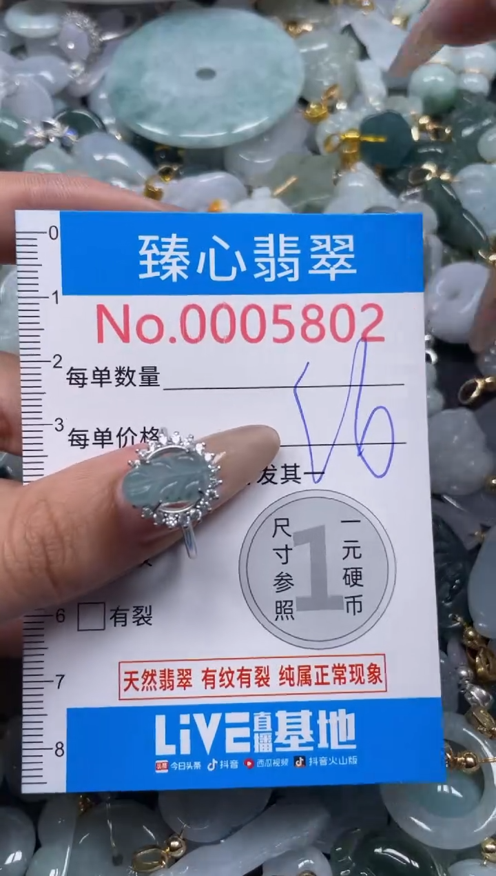 颈饰未镶嵌翡翠5802