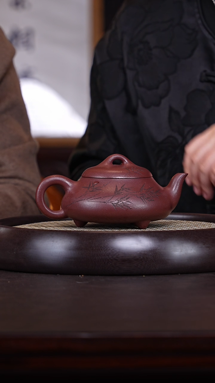 【闪购商品】紫砂茶壶储立强21-37 底槽清石瓢