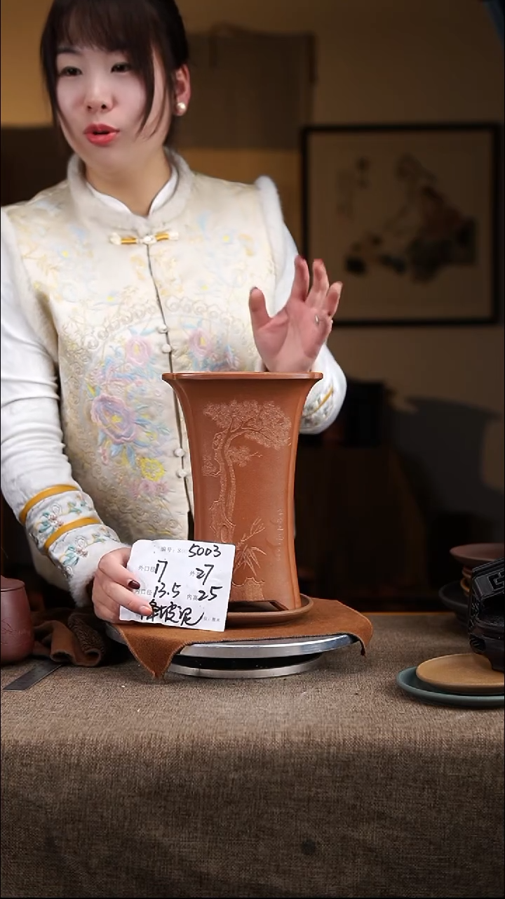 【闪购商品】紫砂花盆紫砂花盆5003+z