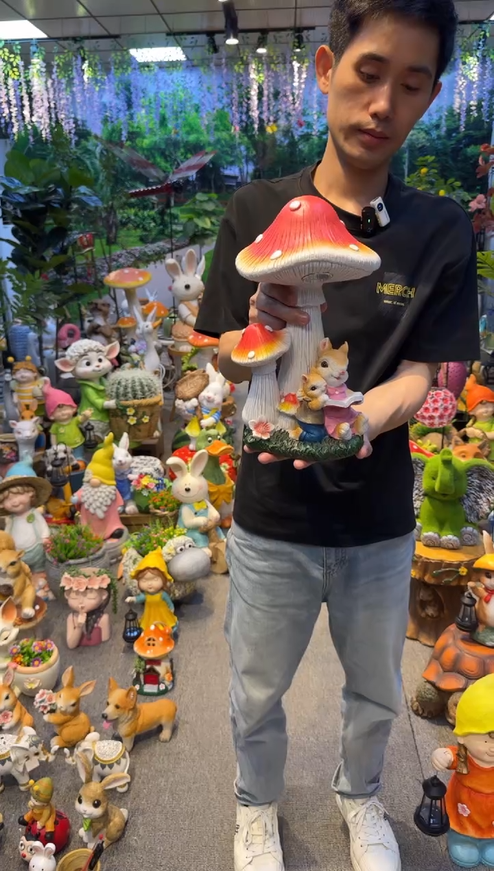 无花朵花园庭院摆件&00&