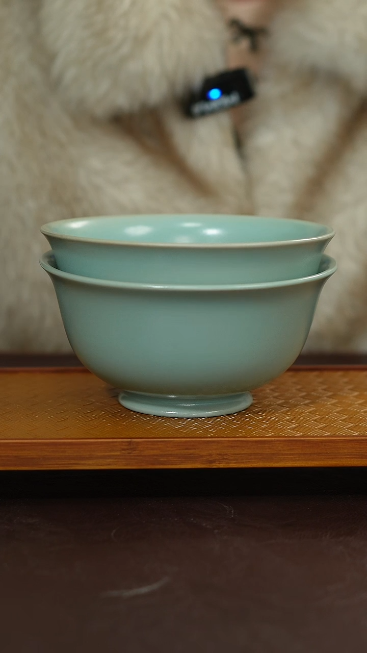 摆件陶原矿原釉汝宋汝瓷