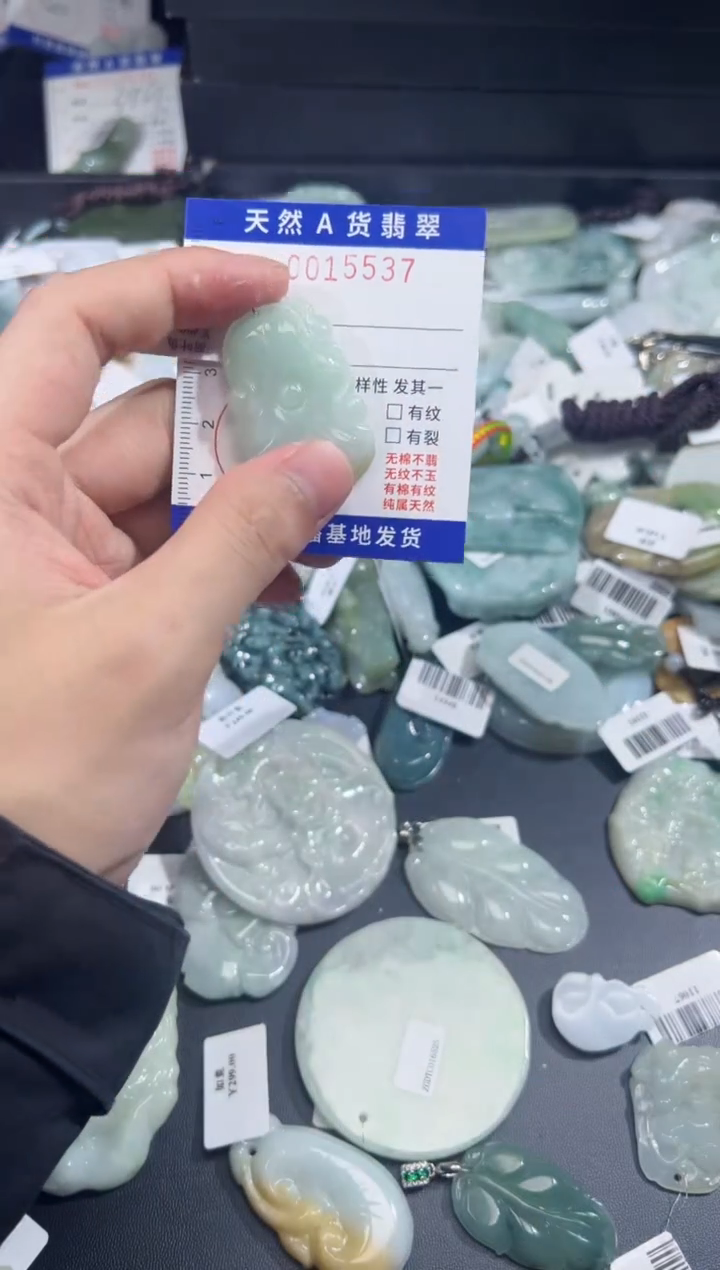 【闪购商品】翡翠颈饰未镶嵌天然翡翠15537