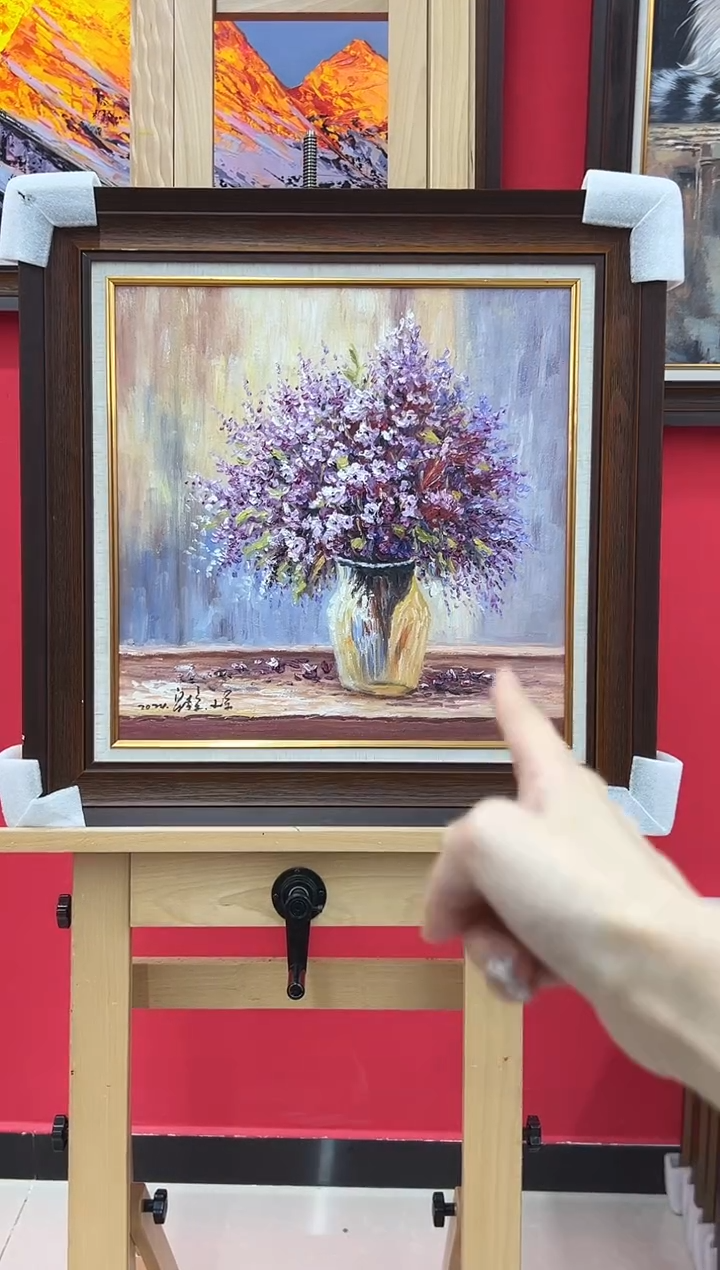 【闪购商品】绘画梁静-50*50-油画作品