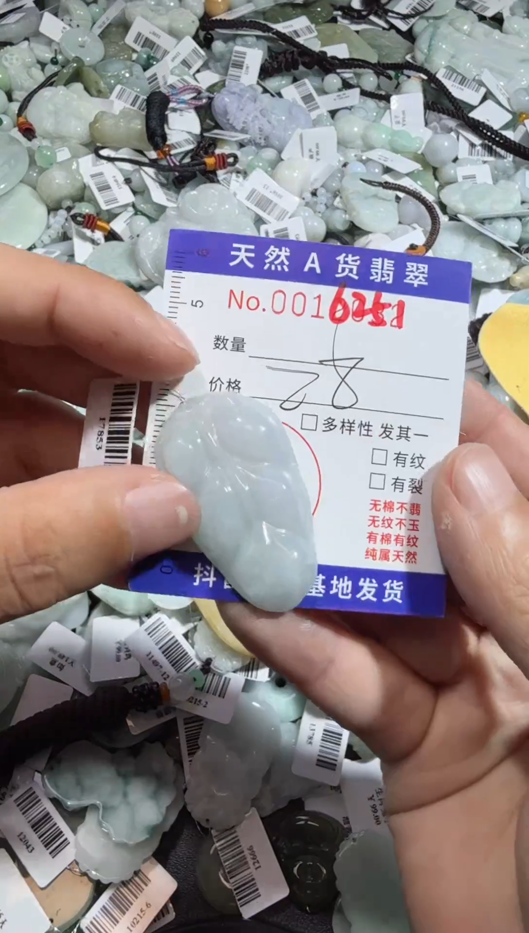 【闪购商品】翡翠颈饰未镶嵌00016251