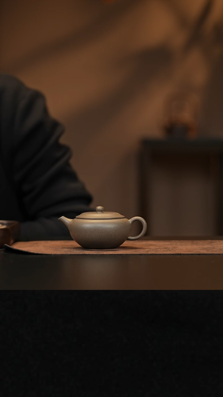 【闪购商品】紫砂茶壶允禾斋 蟹壳青 钵盂