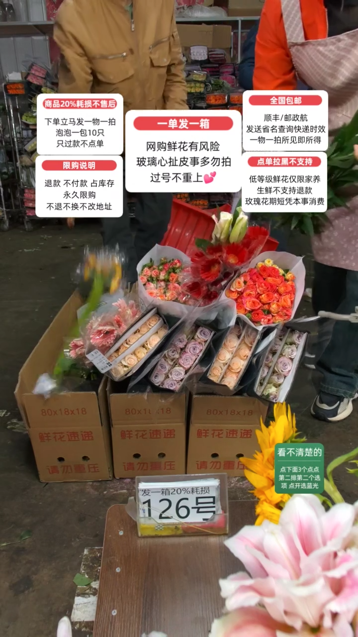 20%耗损发一箱❤号126