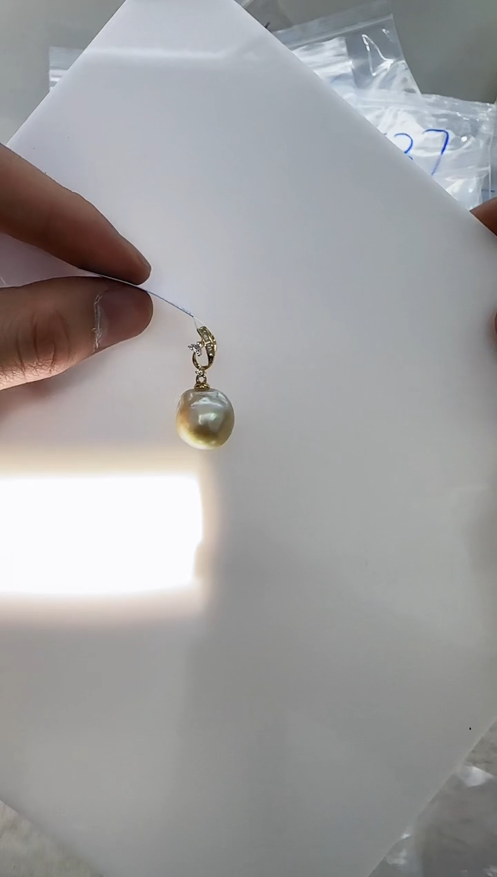 【闪购商品】淡水珍珠DA银S925镶嵌v3092 吊坠