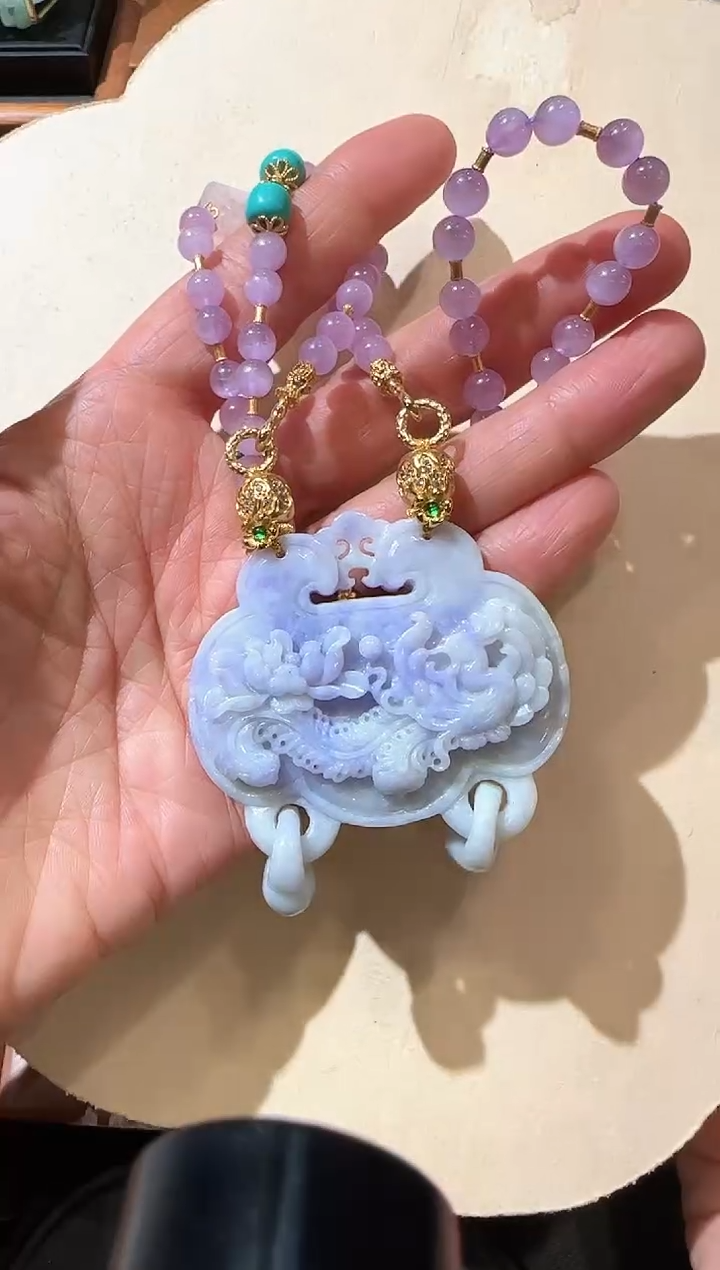 【闪购商品】翡翠颈饰未镶嵌国风