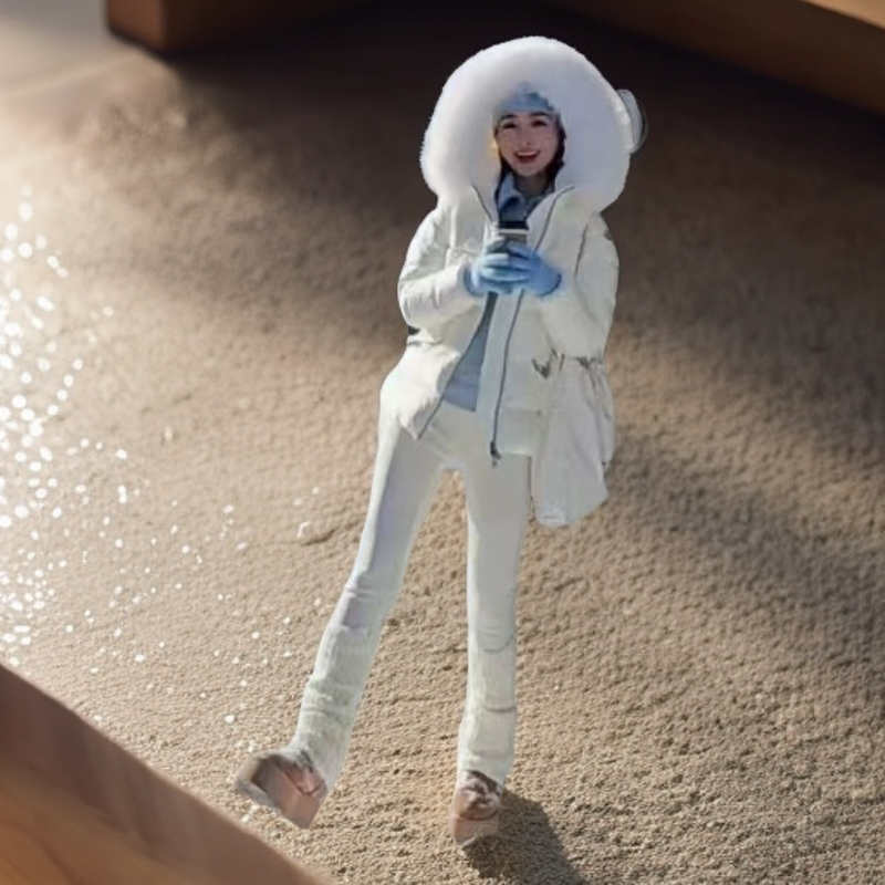 （全新未使用）小腰带2025男女羽绒服