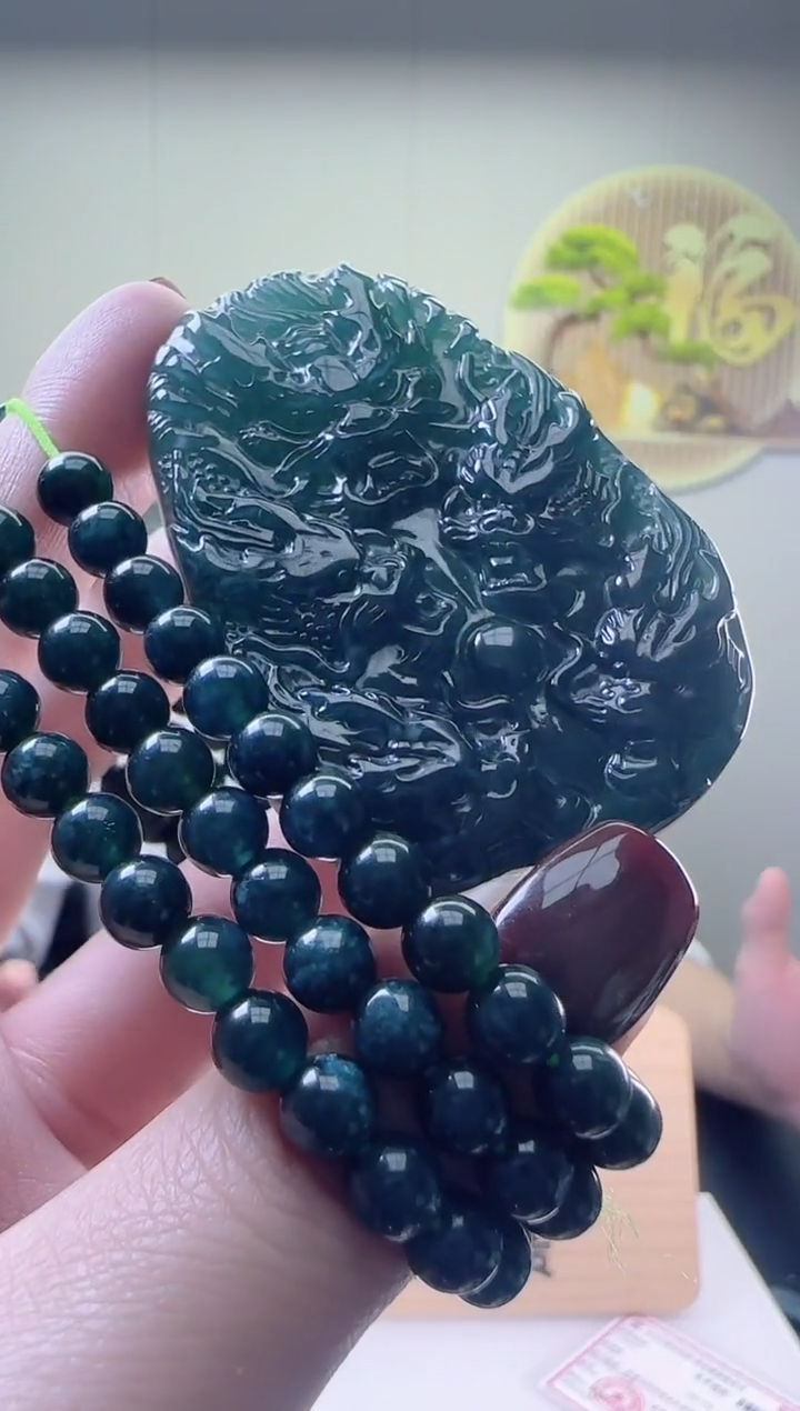 颈饰未镶嵌翡翠多样性随机发其一 