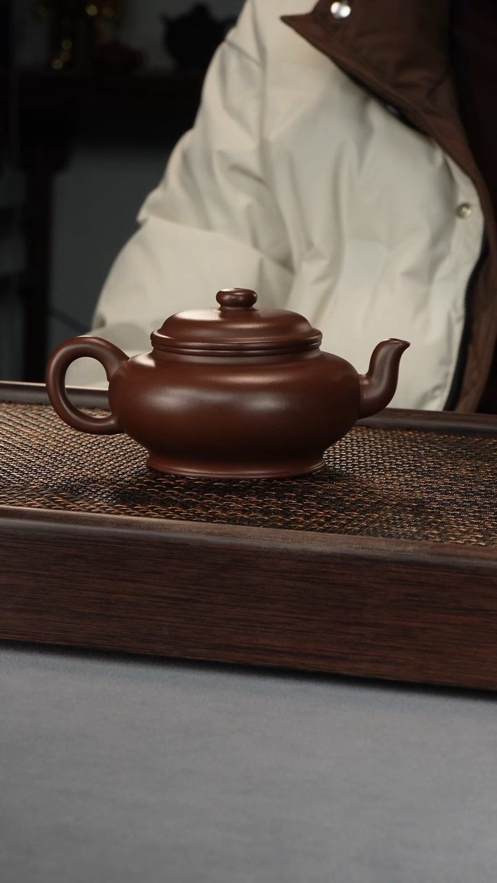 【闪购商品】景舟虚扁 老紫泥（535号）