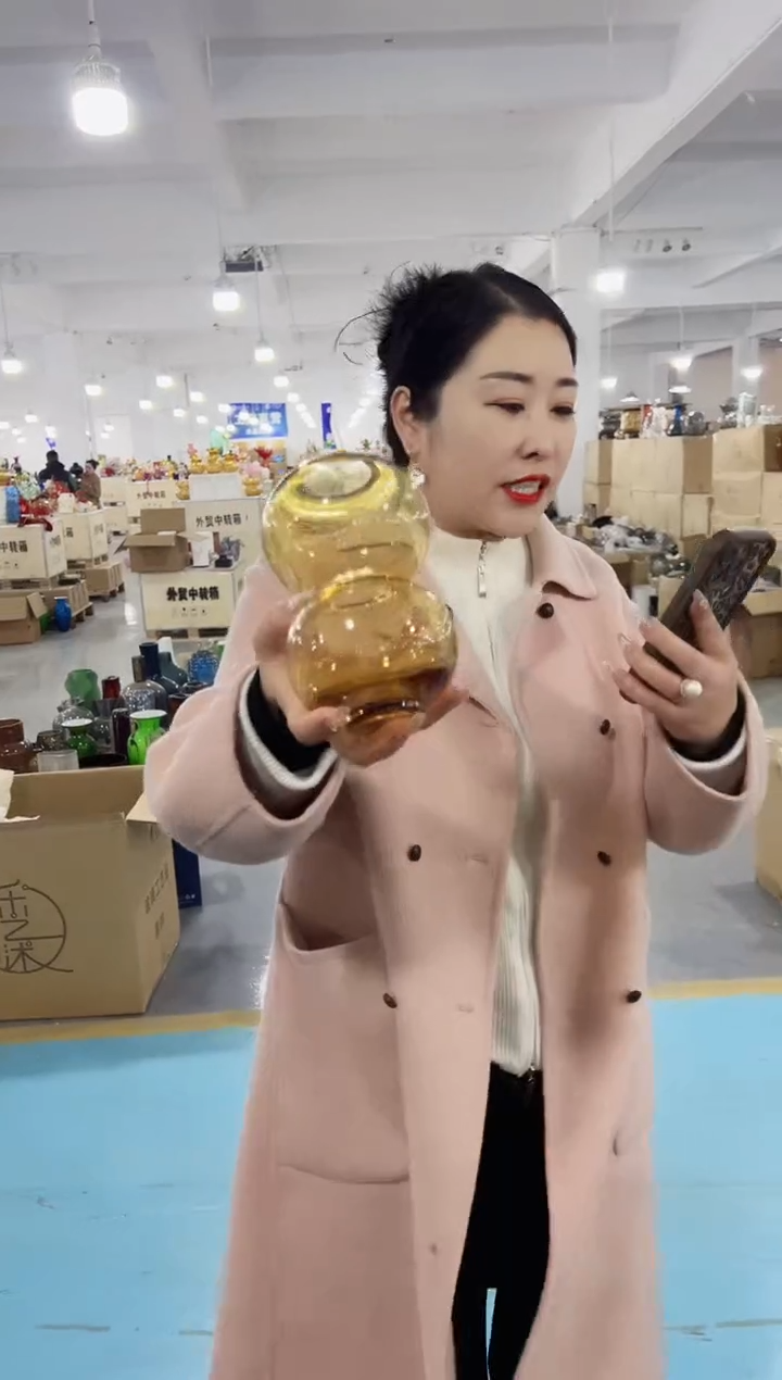 【闪购商品】玻璃花伴你花瓶微瑕-P6YM