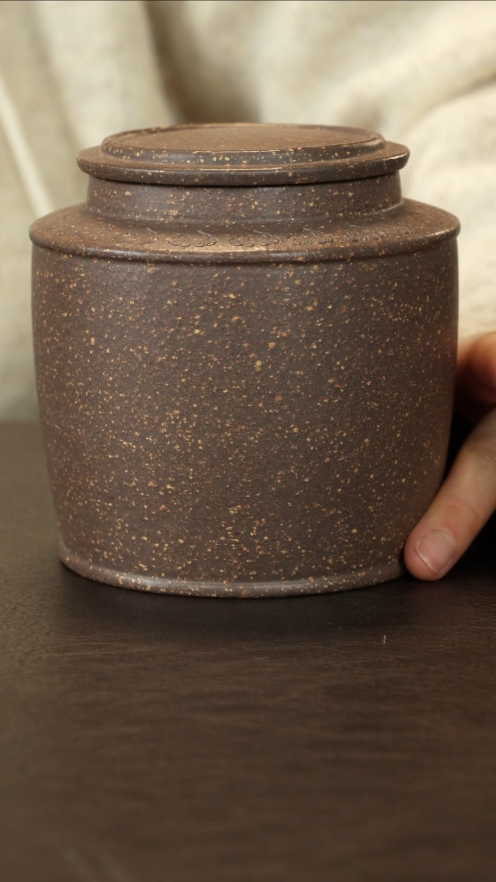 【闪购商品】紫砂茶叶罐直播福利粗砂茶叶罐如意